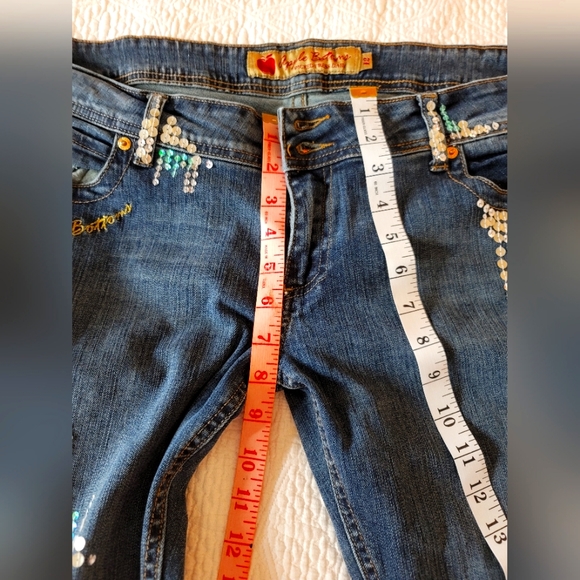 Apple Bottom Women's Jeans Color Blue Size 12 NWOT - Picture 13 of 16